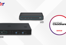 AVer UE1 & HUB30 Enable Seamless BYOM Meeting Room Solutions with Barco ClickShare BYOM Meeting Room Solutions