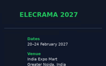 Elecrama 2027 dates and venue