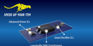 RECOM discrete solution with driver ICs, smart rectifier ICs and low‑profile SMD transformers