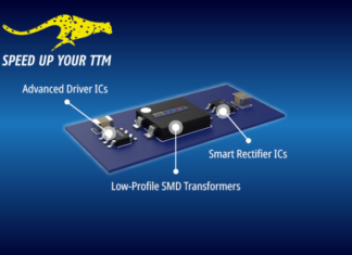 RECOM discrete solution with driver ICs, smart rectifier ICs and low‑profile SMD transformers