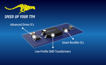 RECOM discrete solution with driver ICs, smart rectifier ICs and low‑profile SMD transformers