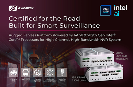 Axiomtek UST520 In-Vehicle NVR Platform