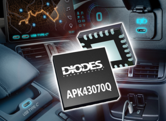 Diodes APK43070Q Simplifies Automotive USB Type-C Charging Designs with Integrated USB PD3.1 Controller Automotive USB Type-C Charging Designs