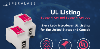 Sfera Labs Achieves Strato Pi CM and Strato Pi CM Duo UL Listing Under UL 61010-1 Strato Pi CM and Strato Pi CM Duo UL Listing