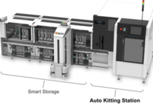 Fuji Corporation Launches the Auto Kitting Station, a New Unit Automating the Tape Reel Loading Process for Feeders Auto Kitting Station