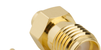 HIGH-FREQUENCY SMA JACK ENABLES DESIGN VERSATILITY IN MICROWAVE AND TEST APPLICATIONS HIGH-FREQUENCY SMA JACK