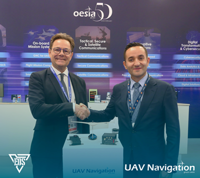 PR_UAV Navigation_Grupo Oesía_EOS_Technologie_C-UAS_logos (1) Counter-UAS Interceptor Technology