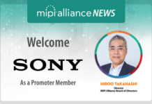 MIPI Alliance Sony Promoter Member: Sony Joins Board of Directors to Shape Future Interface Standards MIPI Alliance Sony Promoter Member