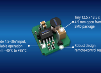 ROF-78K-0.5 Switching Regulator Delivers Up to 95% Efficiency in Compact SMD Package ROF-78K-0.5 Switching Regulator