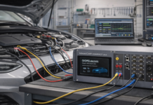 Scalable desktop test platform for modern automotive control units Scalable desktop test platform
