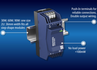 REFIN2U-S30 DIN Rail Power Supply Launched for Compact Home and Building Automation Applications REFIN2U-S30 DIN Rail Power Supply