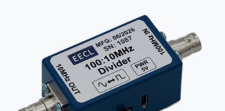 Saelig Frequency Divider Module Delivers Ultra-Low Phase Noise 100MHz to 10MHz Signal Conversion Saelig Frequency Divider Module