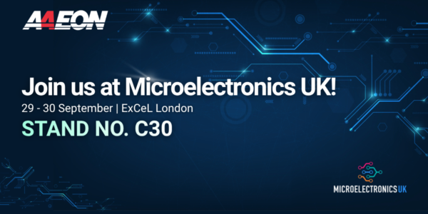 Microelectronics UK 2026 Banner AAEON Microelectronics UK 2026