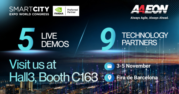 AAEON Smart City Expo Banner AAEON Smart City AI Solutions