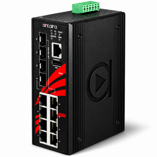 LMX-1204G-SFP-T-BABA Antaira BABA-Compliant Ethernet Switch